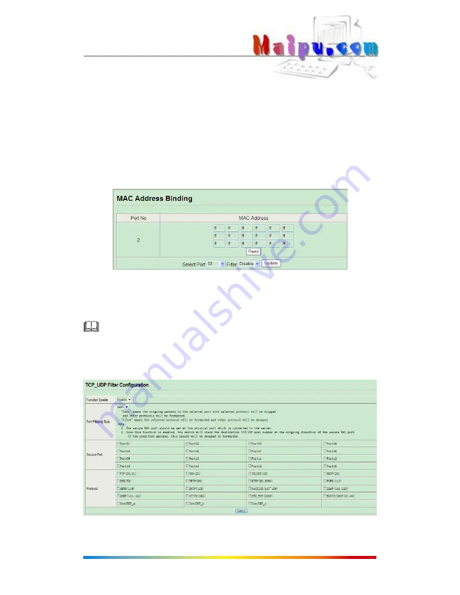 Maipu S2000-8/16 10/100Mbps Ethernet Switch User Manual Download Page 26