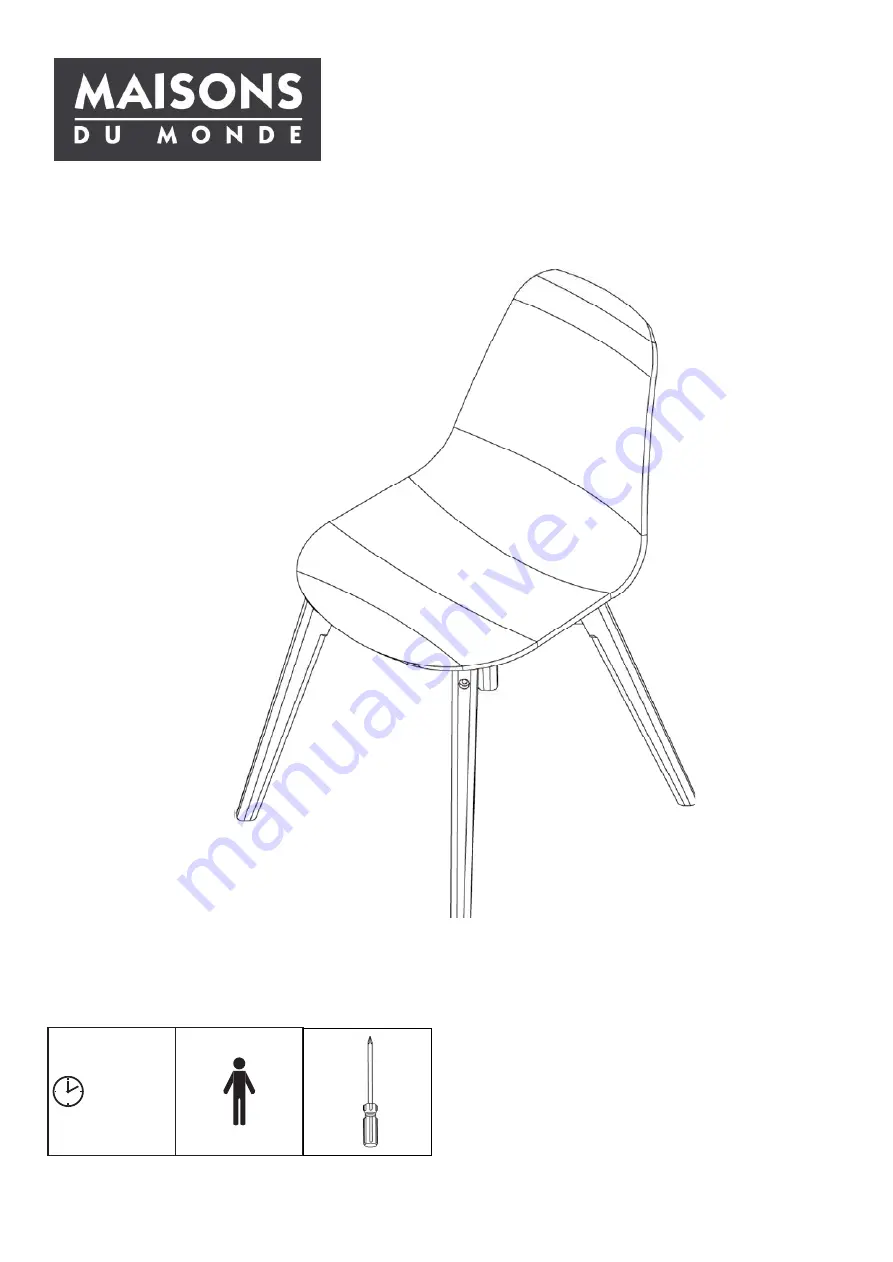 MAISONS DU MONDE LIMA 164391 Manual Download Page 1