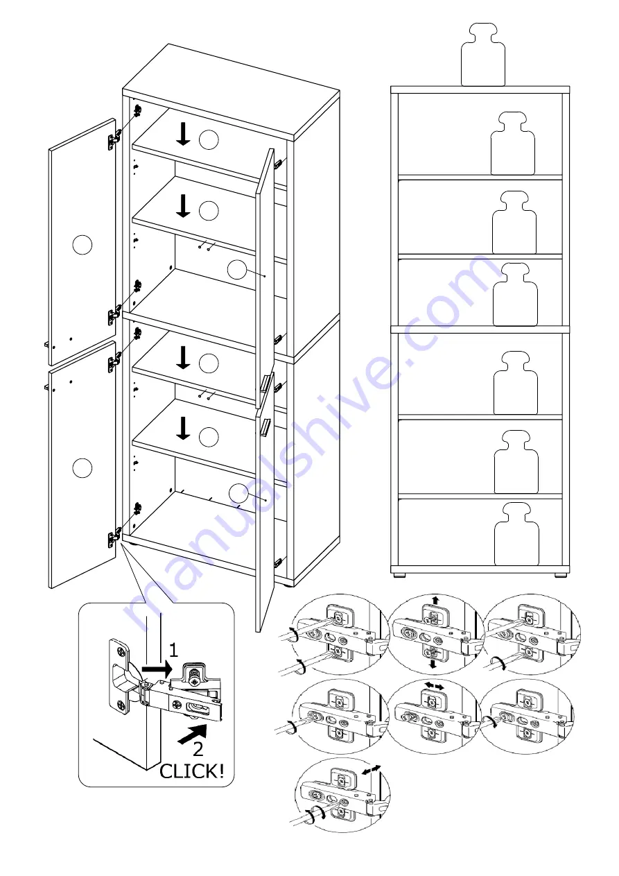 MAJA Möbel K210 Series Assembling Instructions Download Page 11