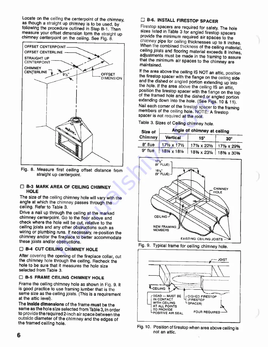 Majestic fireplaces D36R-A0 Installation Manual Download Page 6