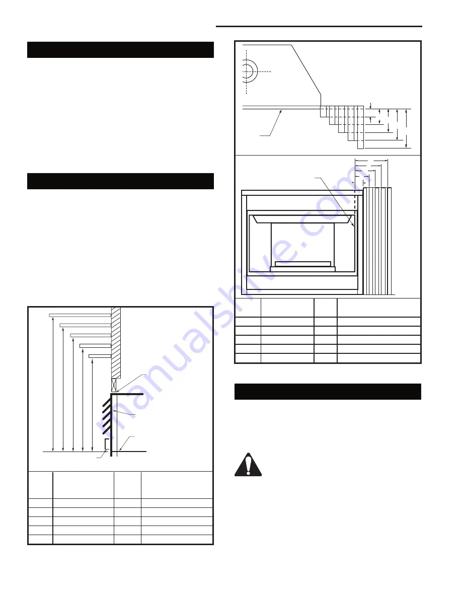 Majestic fireplaces DV580 Installation And Operating Manual Download Page 6