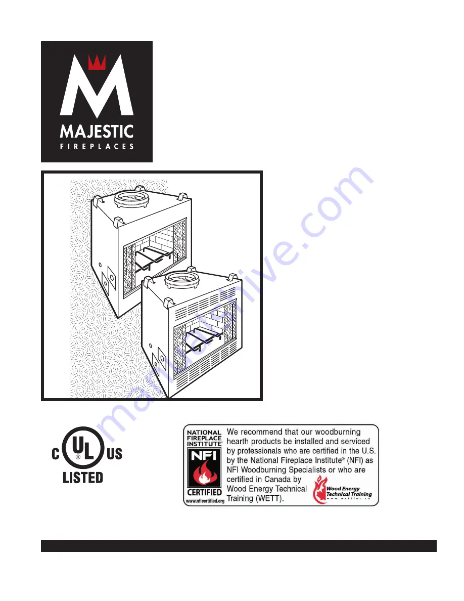 Majestic fireplaces Royalton BC36 Homeowner'S Installation And Operating Manual Download Page 1