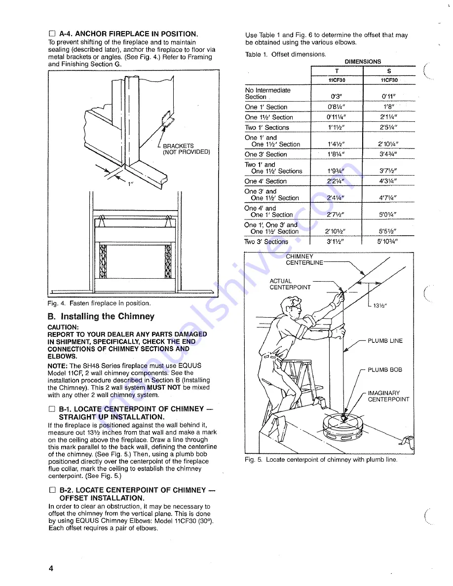 Majestic fireplaces SH48 Installation And Operation Instructions Manual Download Page 4