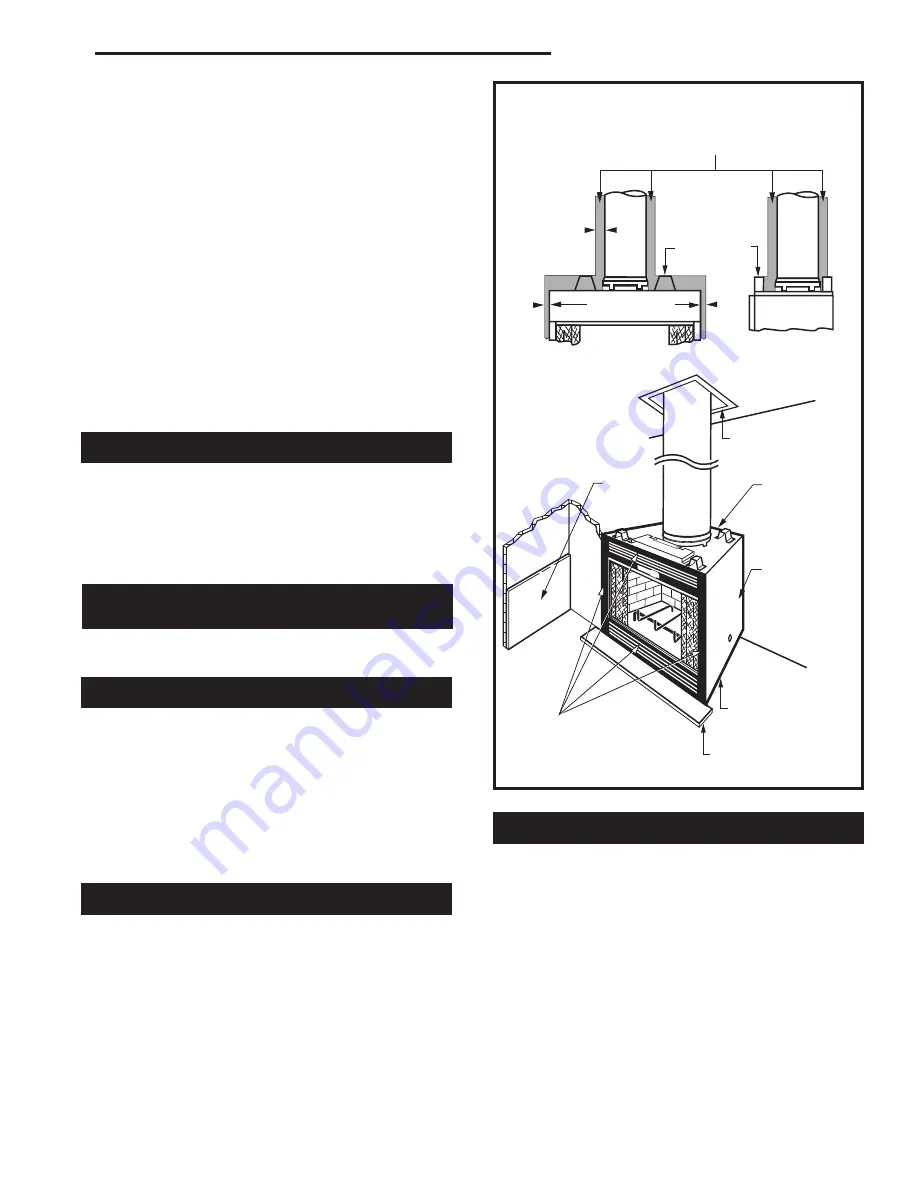 Majestic fireplaces WMC36 WMC42 Operating Manual Download Page 13