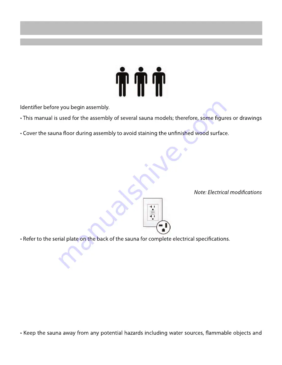 Majestic Saunas SA3212 Скачать руководство пользователя страница 3