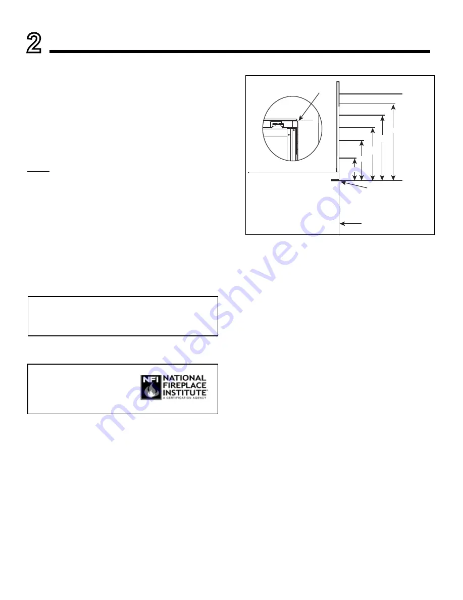 Majestic MERIDPLA36IL Installation Manual Download Page 6