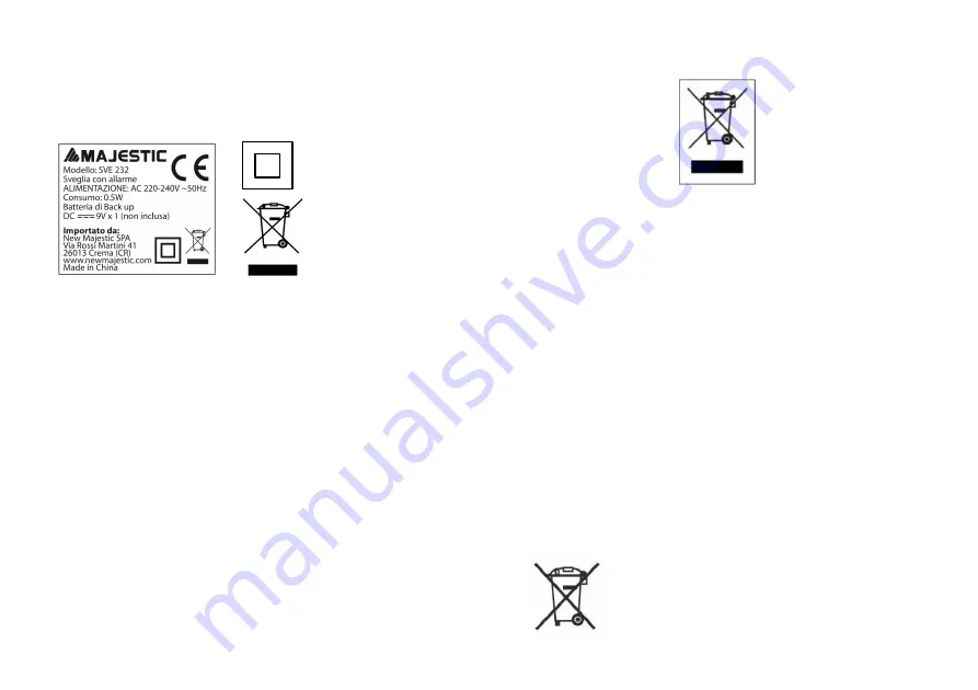 Majestic SVE 232 Instruction Manual Download Page 8