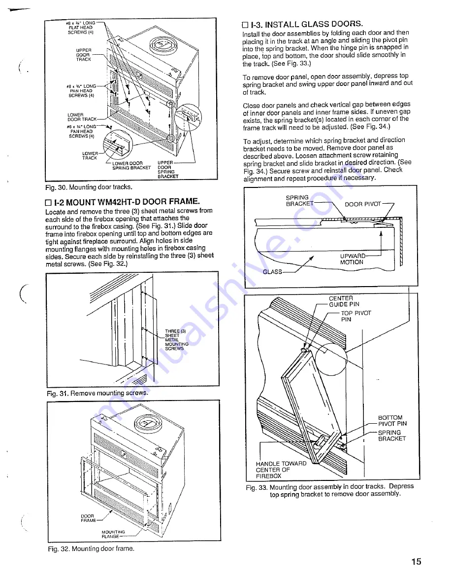 Majestic WM42HT-S Installation Manual Download Page 15