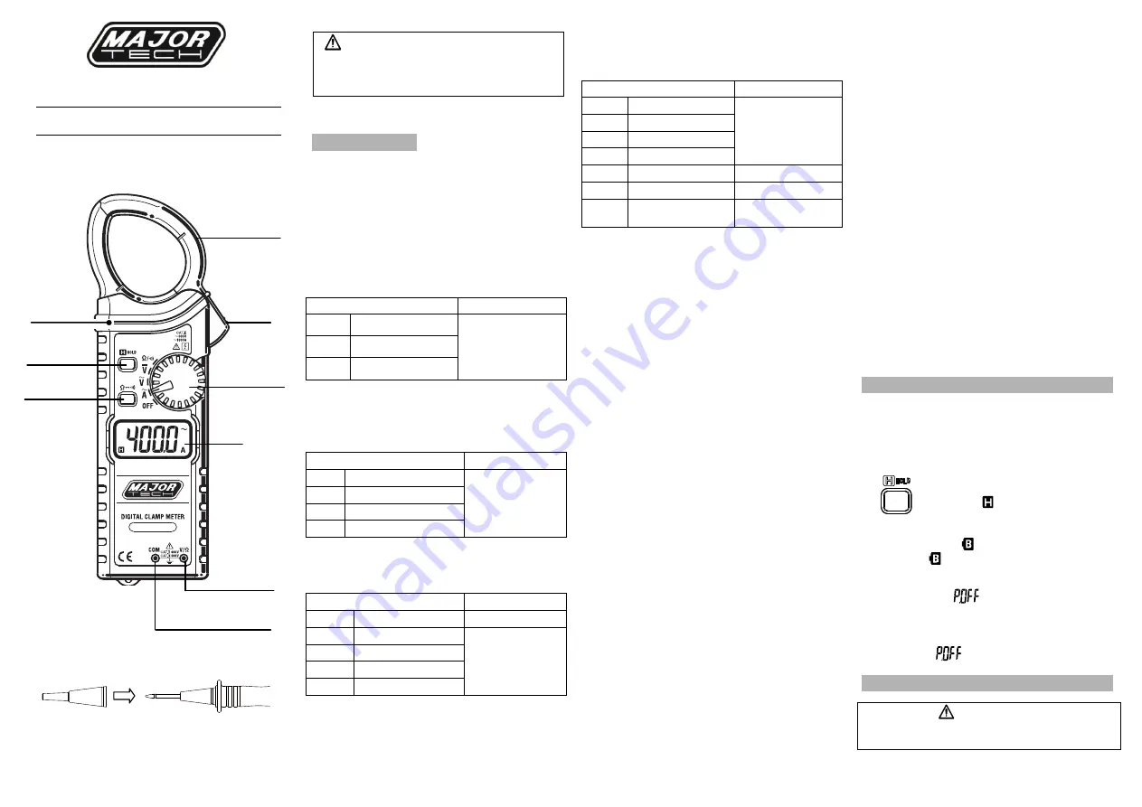 Major MT750 Instruction Manual Download Page 1