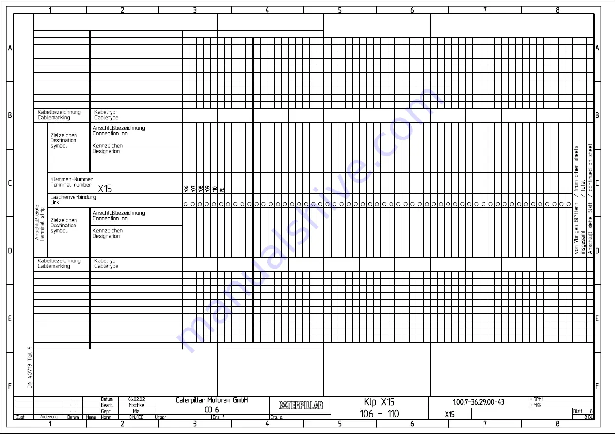 MAK M43C Operating Instructions Manual Download Page 1584