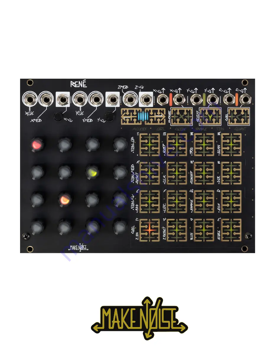 Make Noise Rene Manual Download Page 1