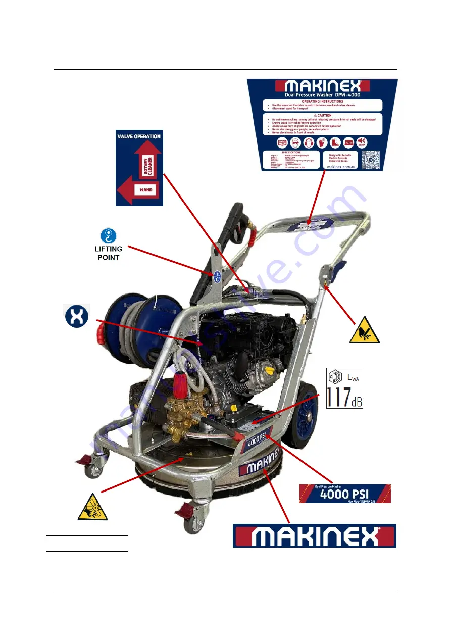 MAKINEX DPW-4000-VS Operator'S Manual Download Page 12