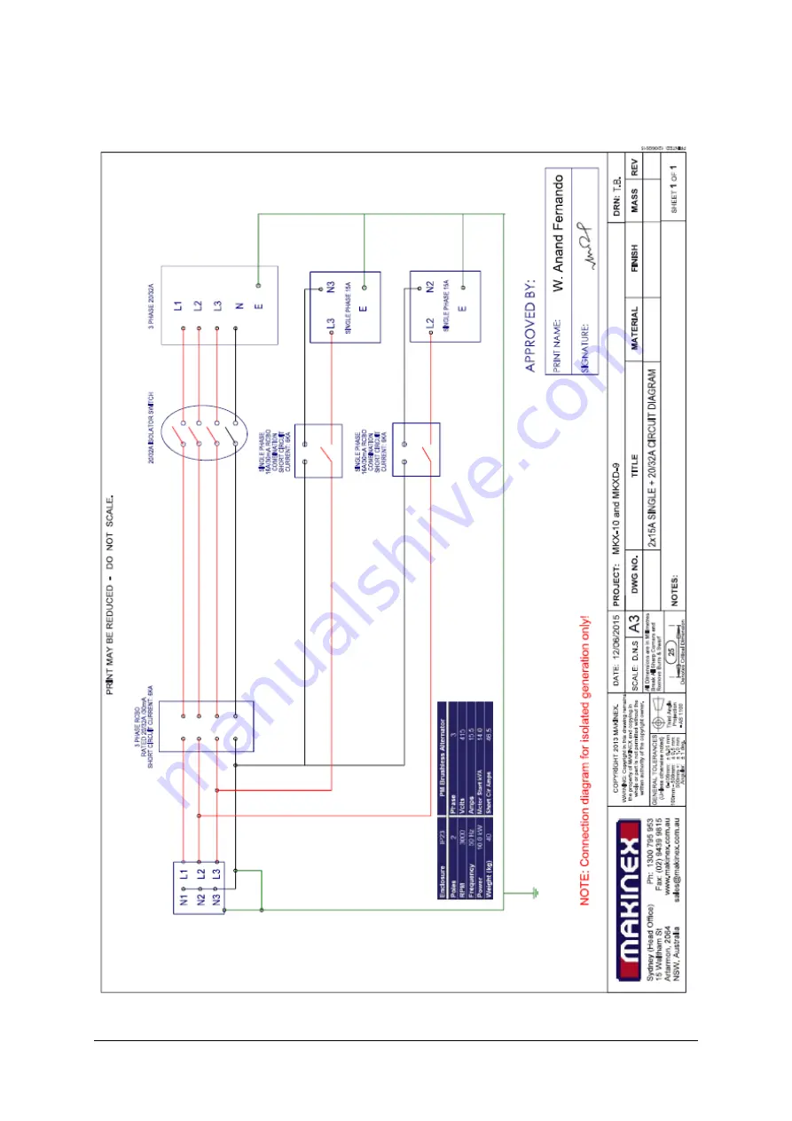 MAKINEX GEN-10P Operator'S Manual Download Page 22