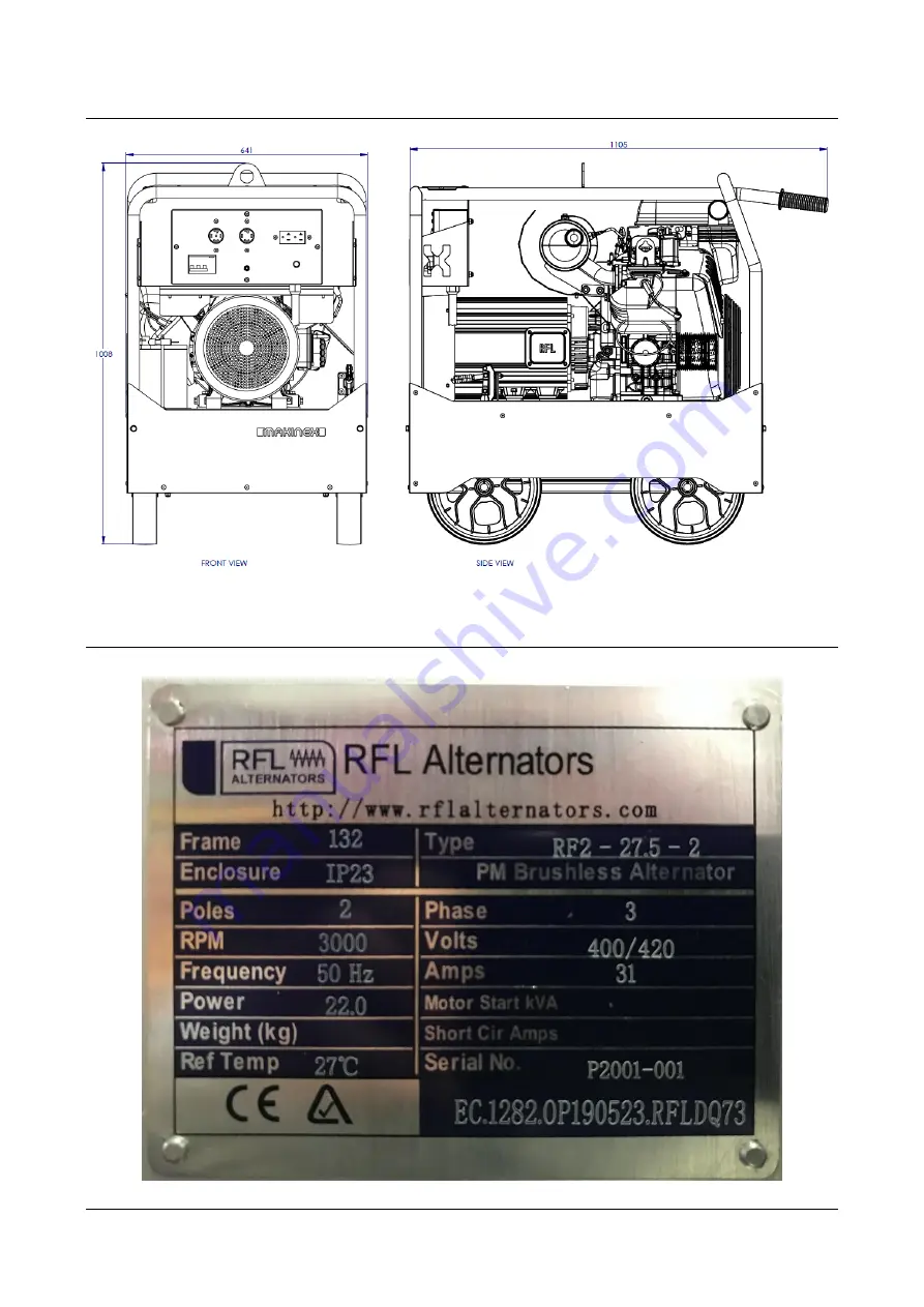 MAKINEX GEN-23P-AU Operator'S Manual Download Page 12