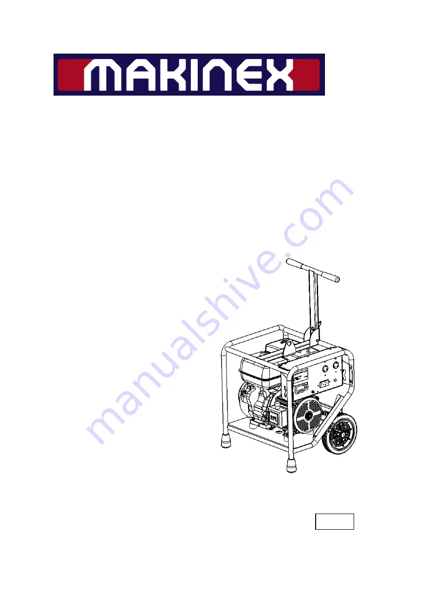 MAKINEX GEN-9P-US-240 Operator'S Manual Download Page 1