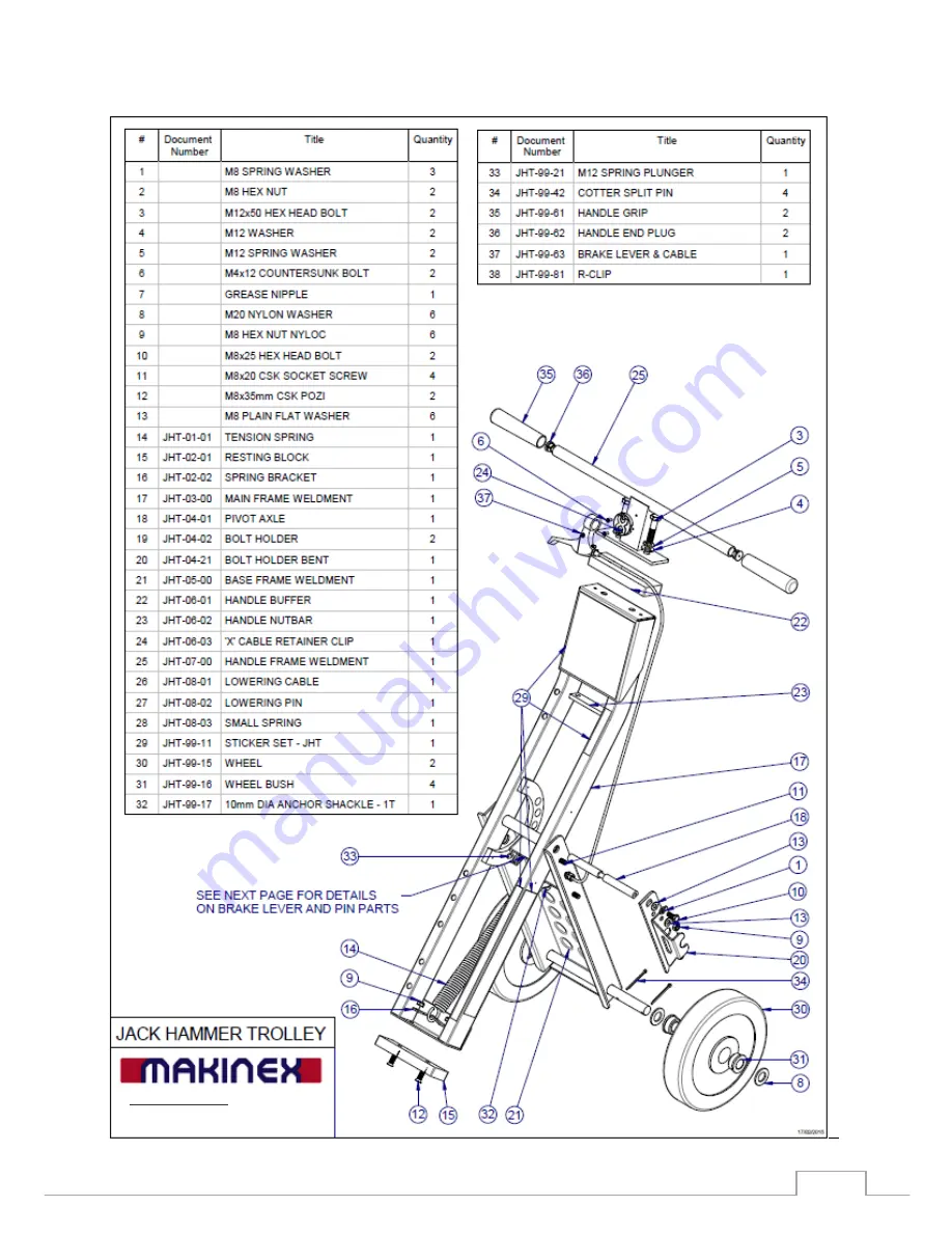 MAKINEX TE1000-AVR Operator'S Manual Download Page 26