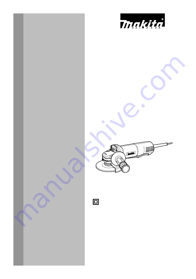 Makita 9557PBK Instruction Manual Download Page 1