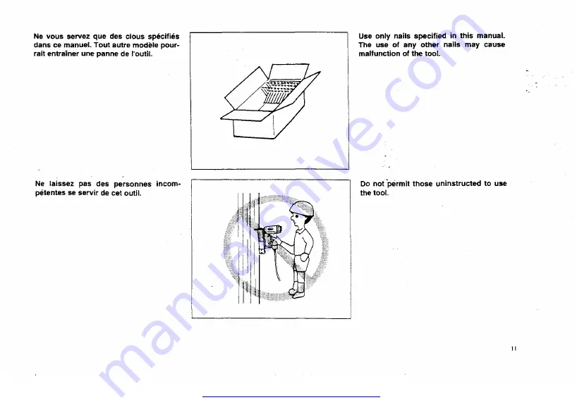 Makita AF503 Instruction Manual Download Page 11