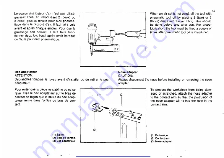 Makita AF503 Instruction Manual Download Page 20