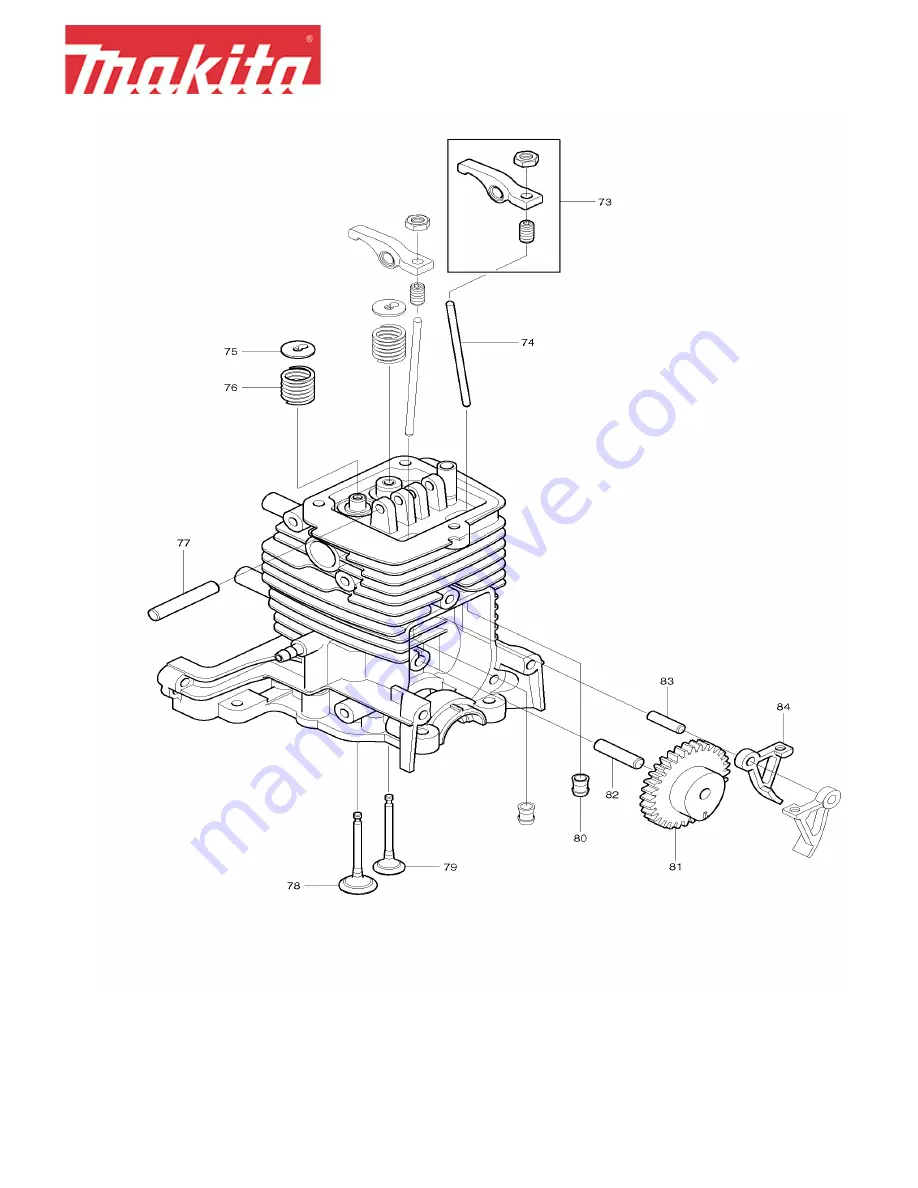 Makita BHX2500 Parts Breakdown Download Page 4