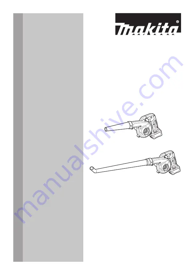 Makita BU02 Instruction Manual Download Page 1