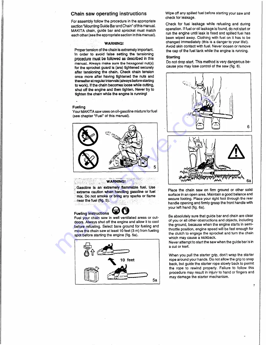 Makita DCS540 Owner'S And Safety Manual Download Page 7