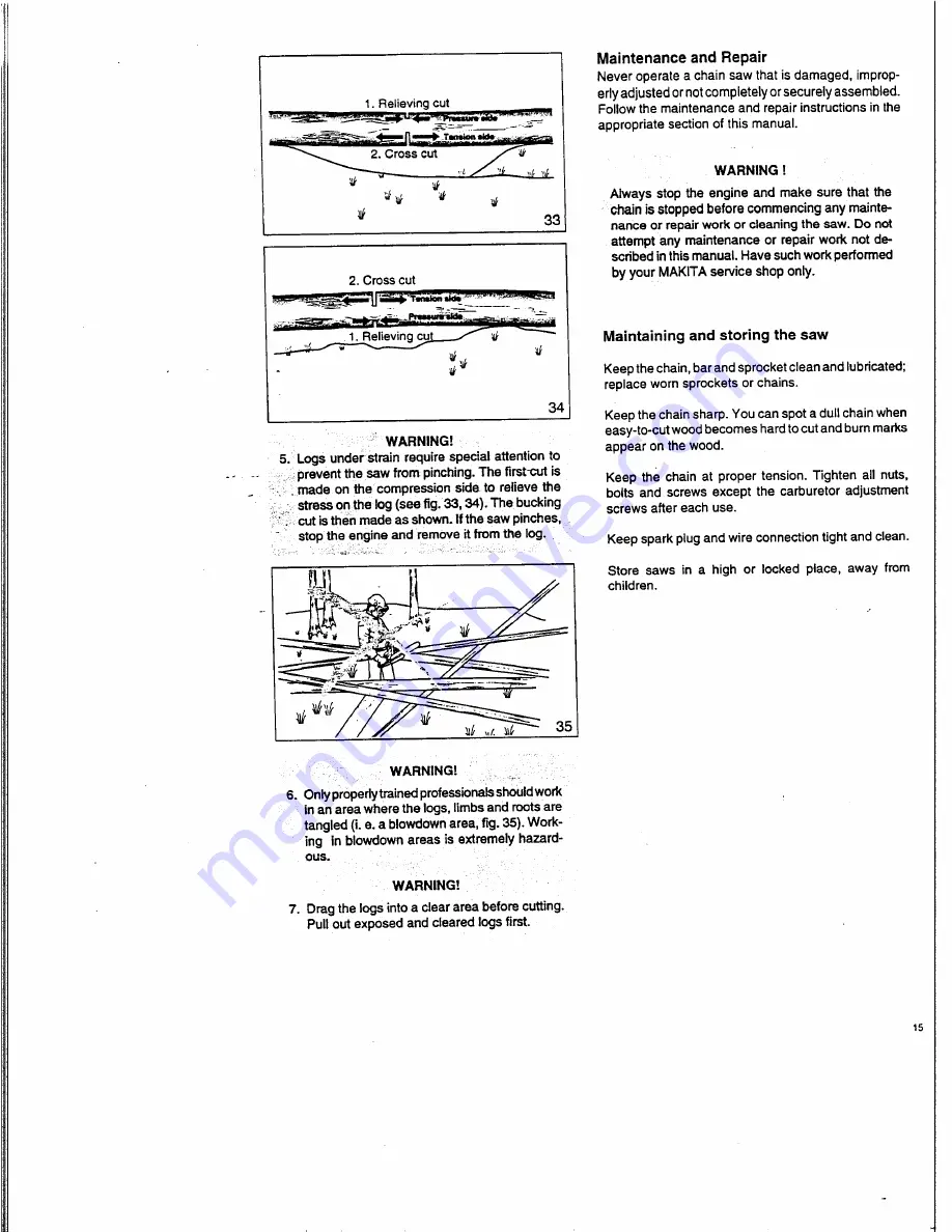 Makita DCS540 Owner'S And Safety Manual Download Page 15