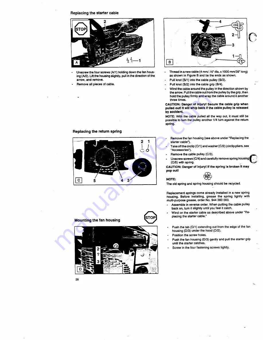 Makita DCS540 Owner'S And Safety Manual Download Page 28