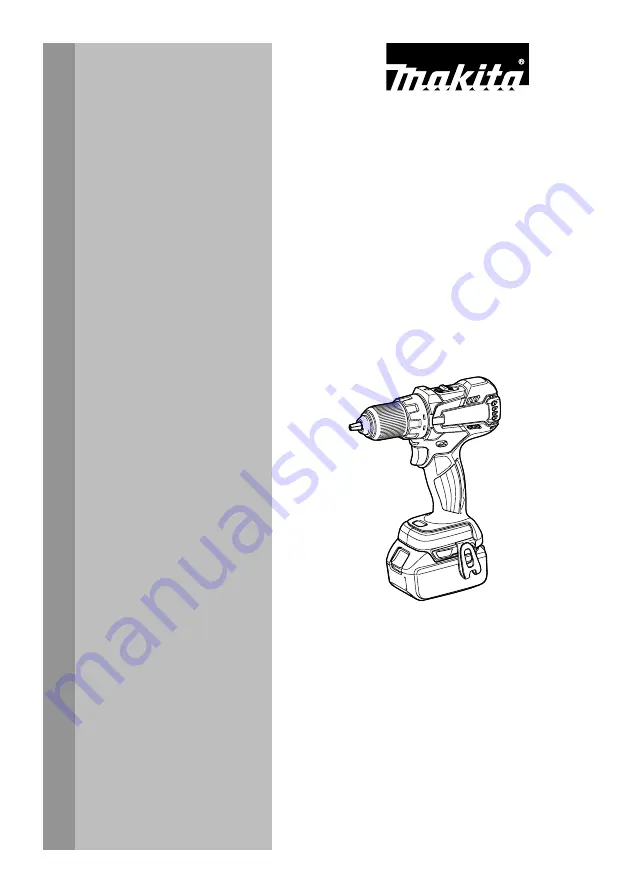 Makita DDF480RME Instruction Manual Download Page 1