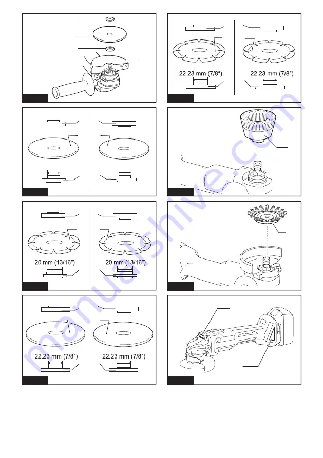 Makita DGA506Z Instruction Manual Download Page 4