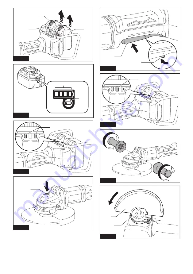 Makita DGA900ZKX2 Instruction Manual Download Page 2