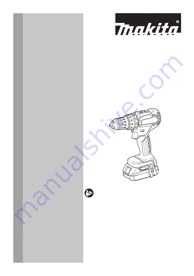 Makita DHP485STE Instruction Manual Download Page 1