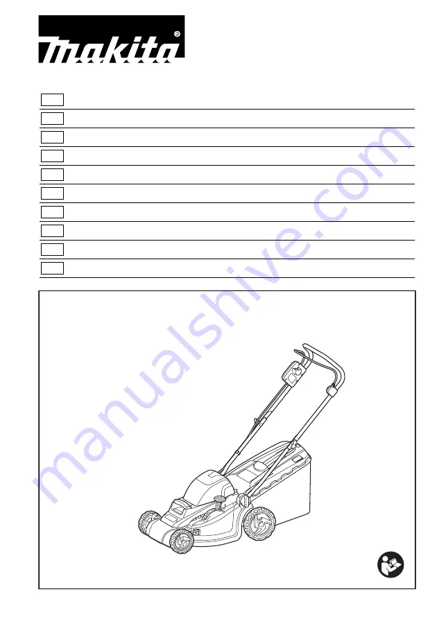 Makita DLM380RF4 Instruction Manual Download Page 1