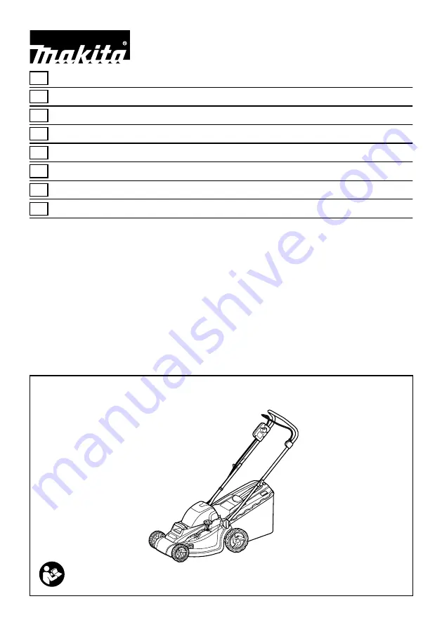 Makita DLM380Z Instruction Manual Download Page 1