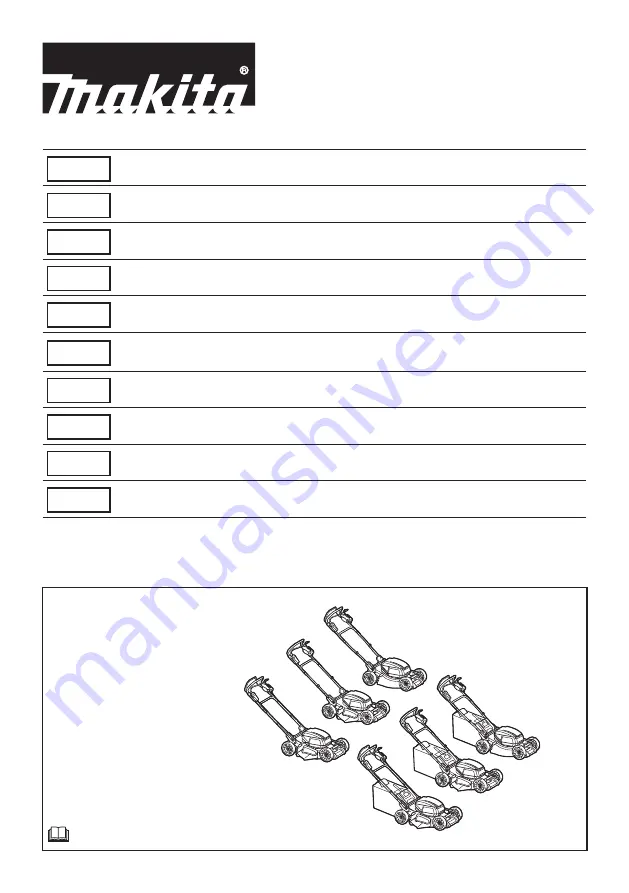 Makita DLM536 Instruction Manual Download Page 1