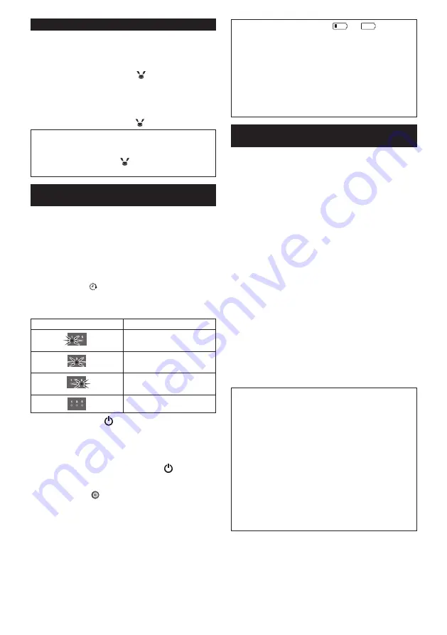 Makita DRC200Z Instruction Manual Download Page 40