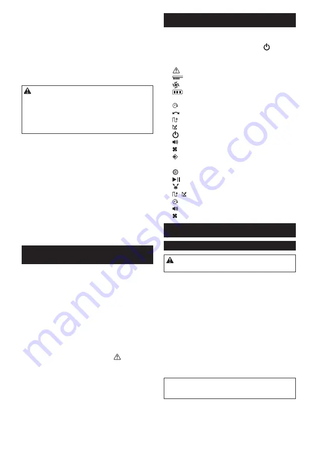 Makita DRC200Z Instruction Manual Download Page 123