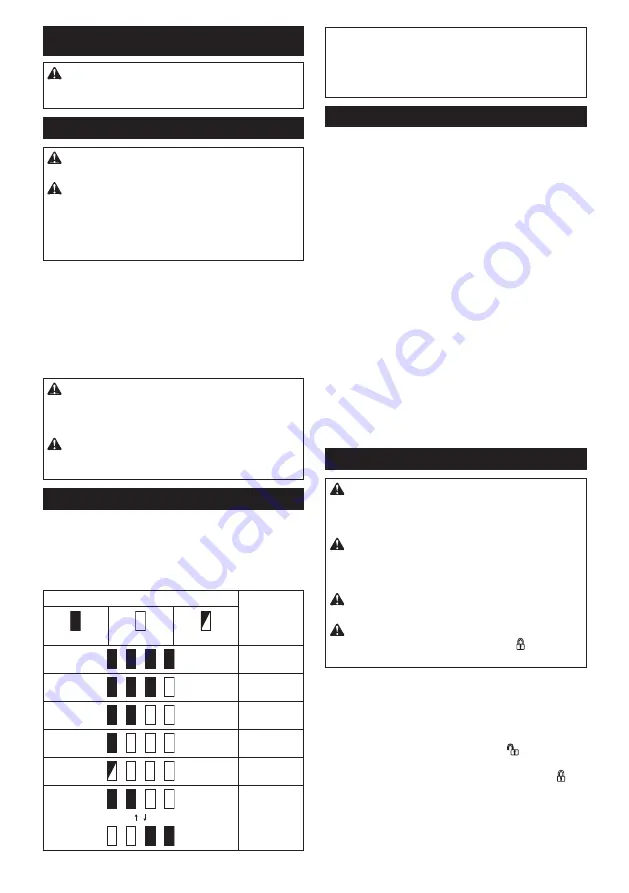 Makita DSL801ZU Instruction Manual Download Page 12