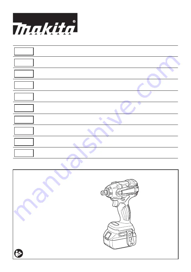 Makita DTW285 Instruction Manual Download Page 1