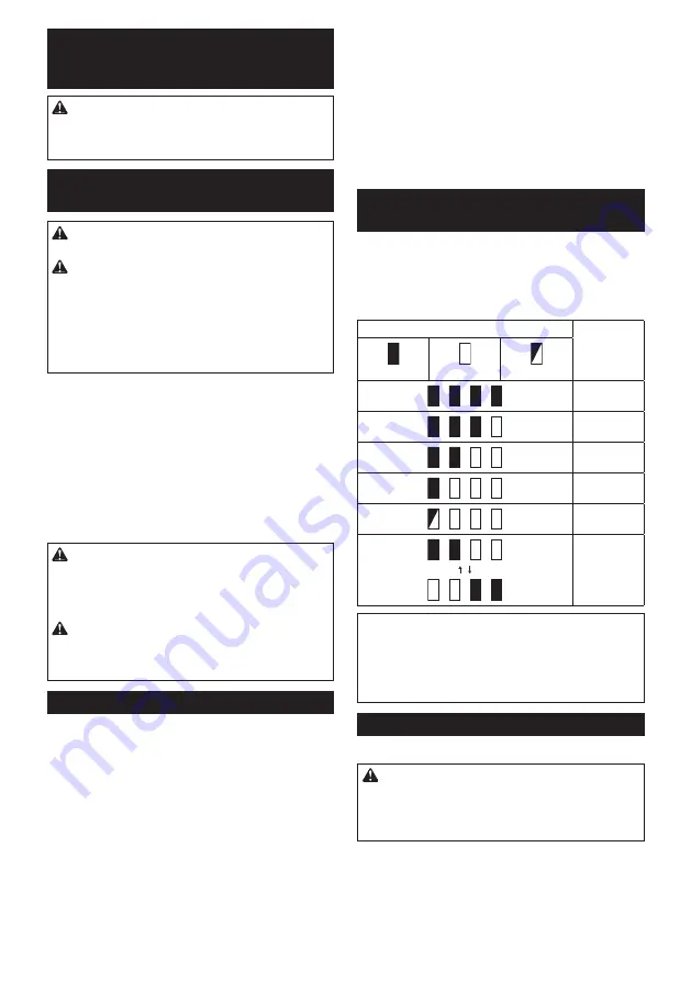 Makita DTW701ZJ Instruction Manual Download Page 36