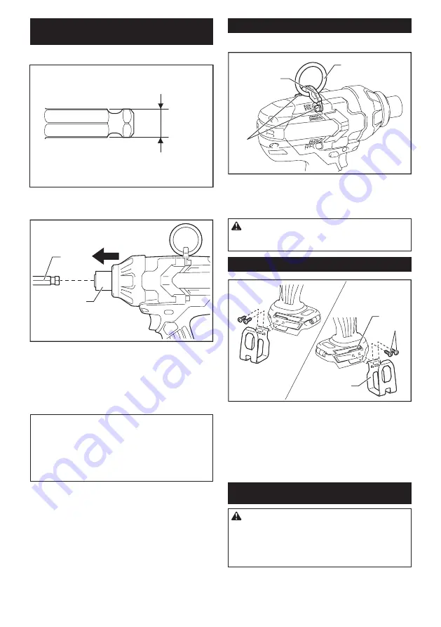 Makita DTW800 Instruction Manual Download Page 9