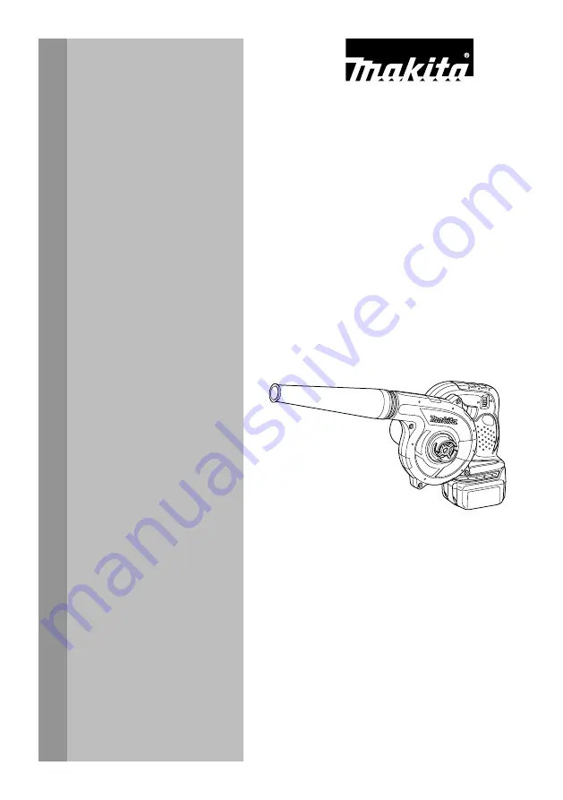 Makita DUB182 Instruction Manual Download Page 1