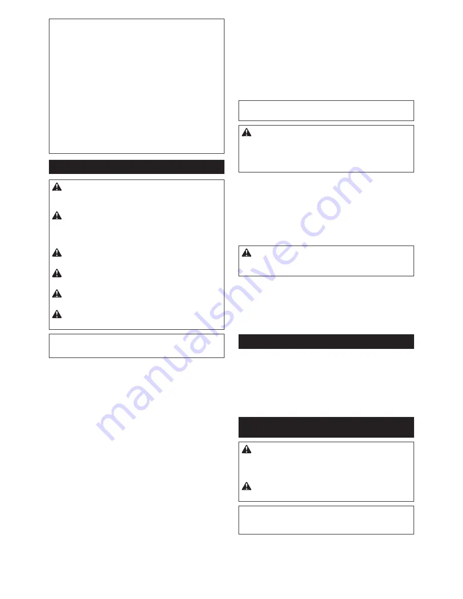 Makita DUC254 Instruction Manual Download Page 16