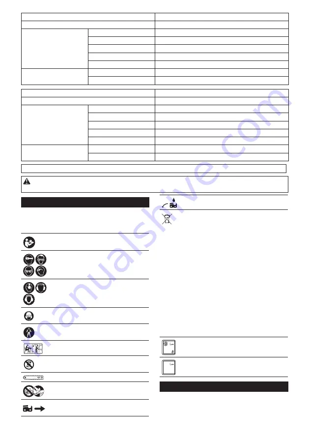 Makita DUC254Z Instruction Manual Download Page 91