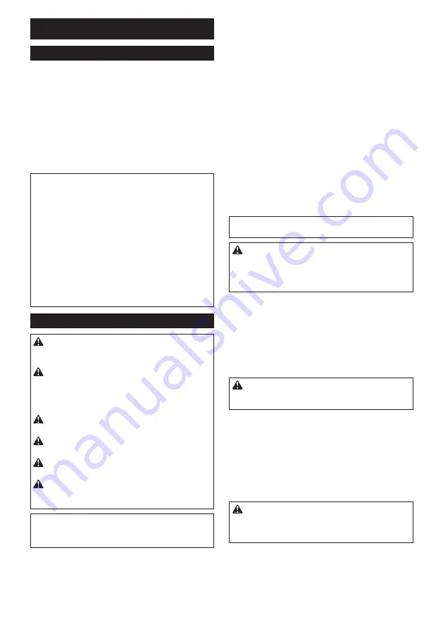 Makita DUC303Z Instruction Manual Download Page 36