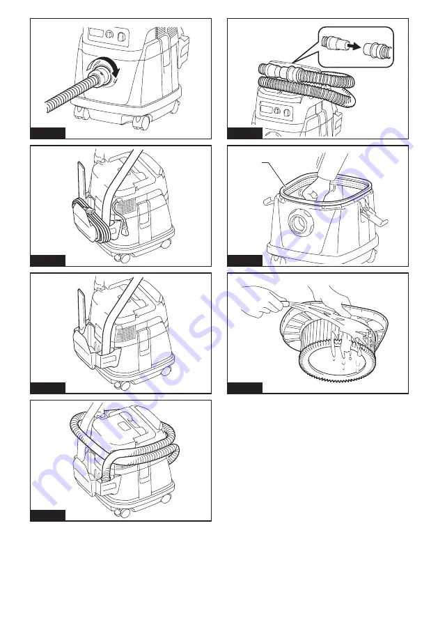 Makita DVC151L Instruction Manual Download Page 5