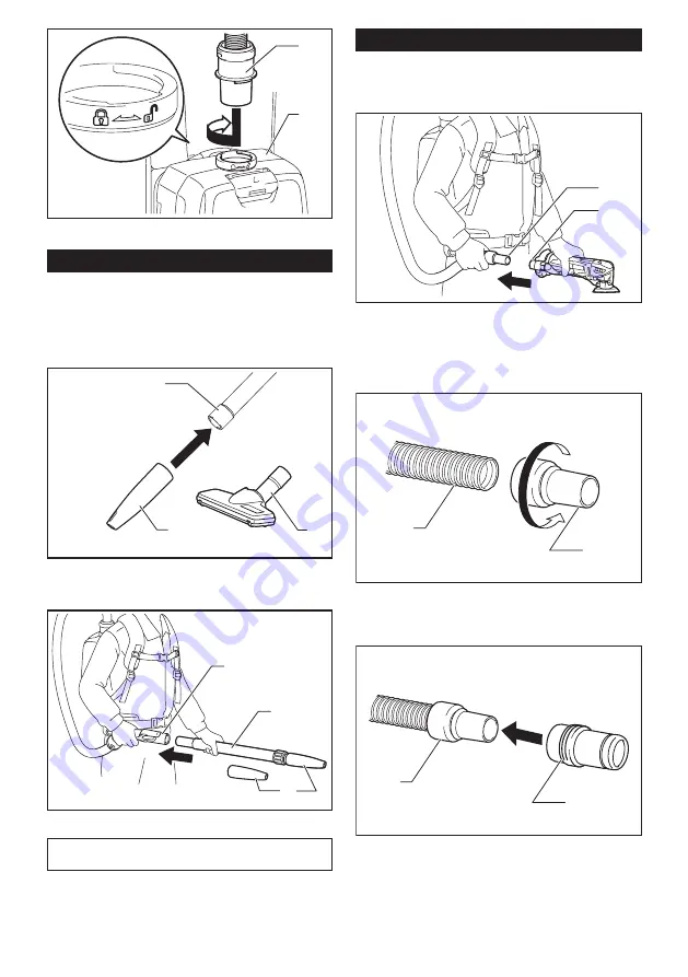 Makita DVC260ZX Скачать руководство пользователя страница 8