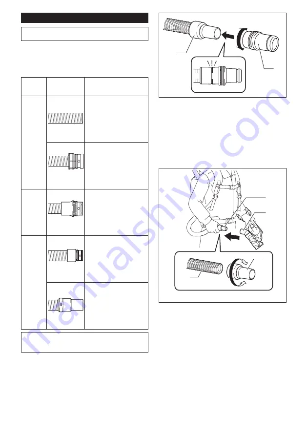 Makita DVC261Z Скачать руководство пользователя страница 10