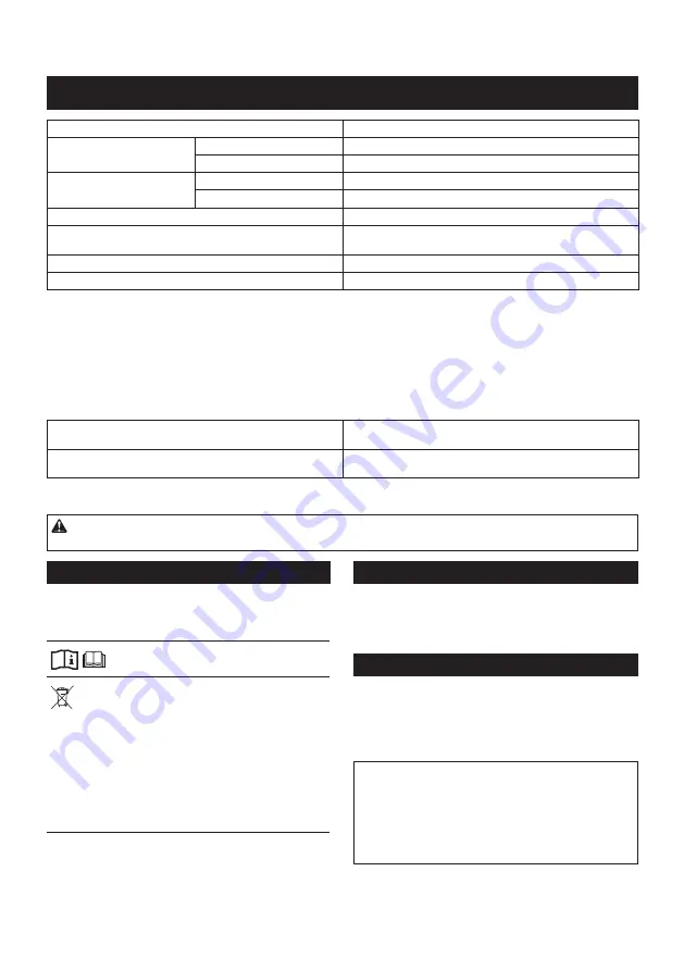 Makita DVC660Z Instruction Manual Download Page 58