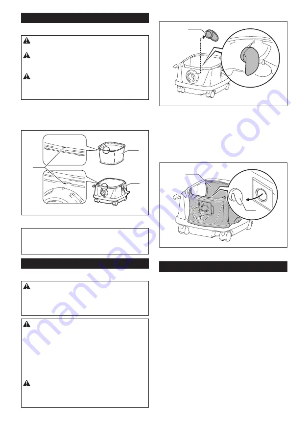 Makita DVC863LZ Instruction Manual Download Page 9